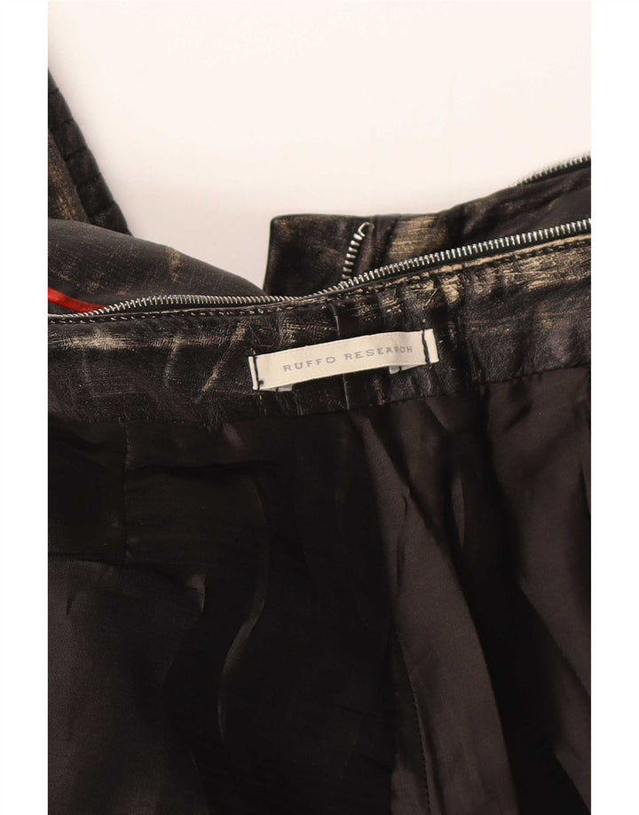 Rufffo Research Bikerbukser til kvinder W28 L34 Sort Flecked