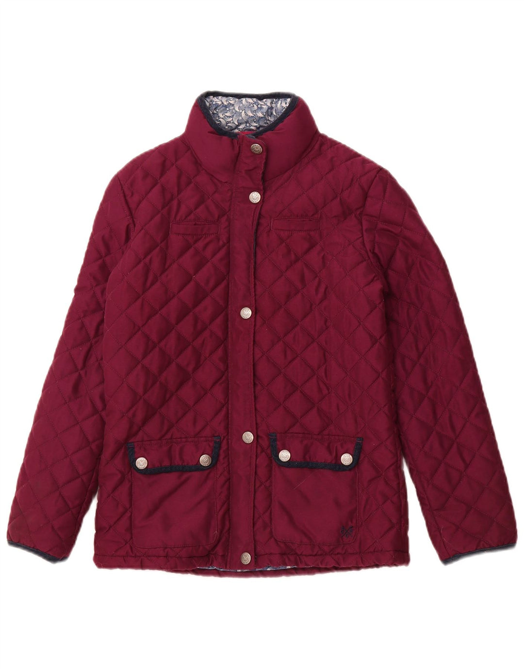 CREW TØJ Pige Quiltet jakke 10-11 År Burgundy Polyester