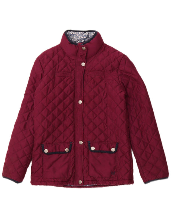 CREW TØJ Pige Quiltet jakke 10-11 År Burgundy Polyester