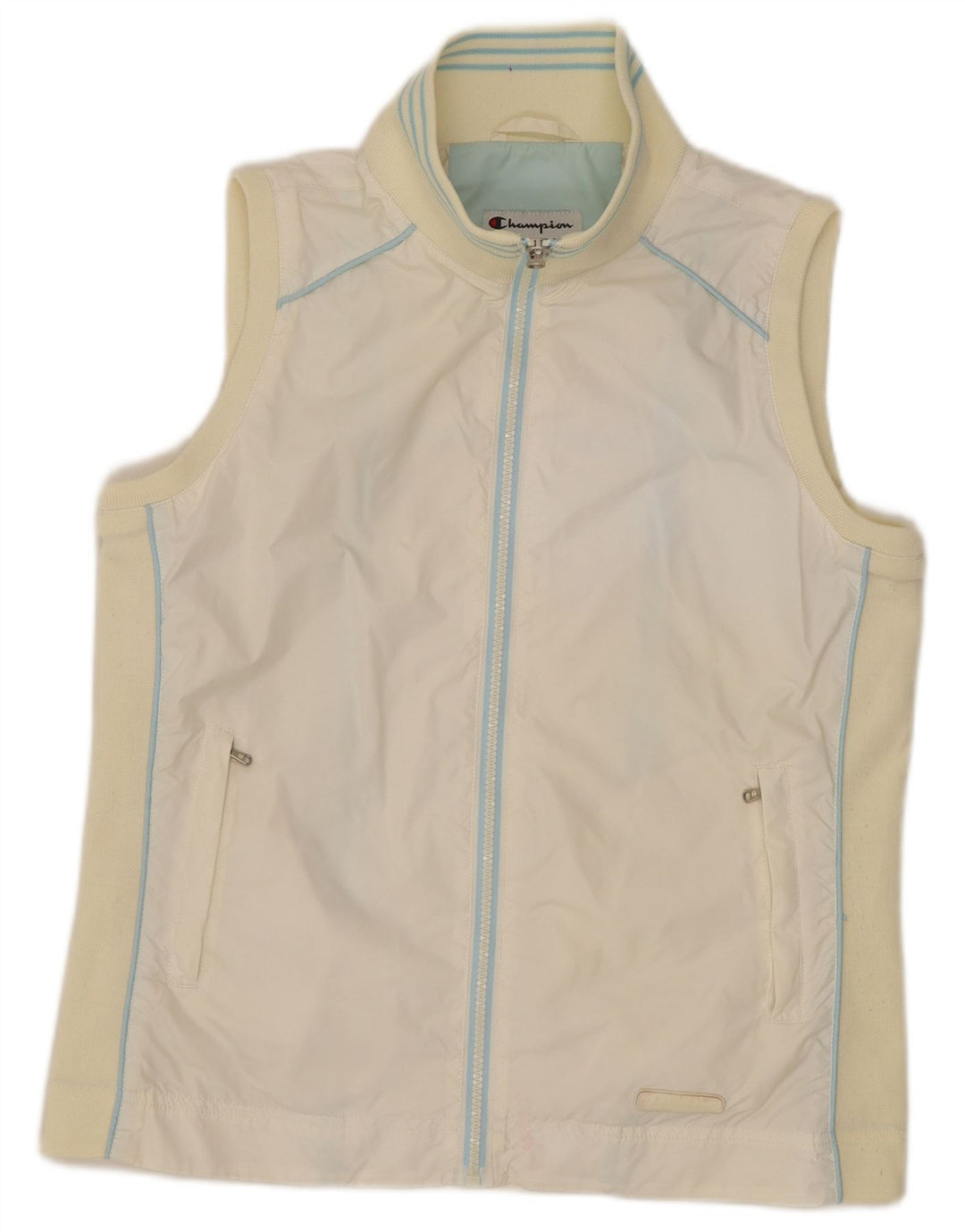 Champion drenge træningsdragt topjakke 9-10 år Medium Off White Colourblock