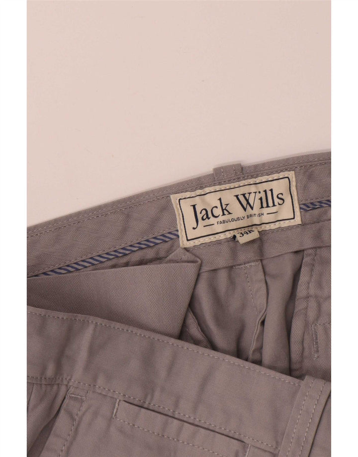 Jack Wills Herre Slim Chino Bukser W34 L32 Grå