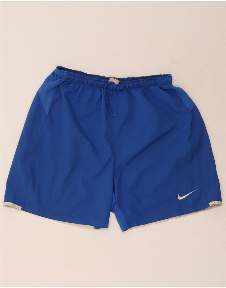 Nike sportsshorts til mænd, store blå polyester