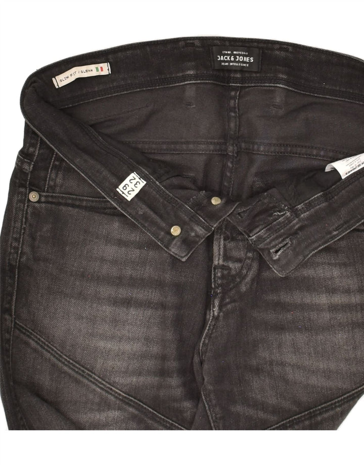 JACK & JONES Mens GLENN Slim Jeans W29 L32  Grey Vintage Jack & Jones and Second-Hand Jack & Jones from Messina Hembry 