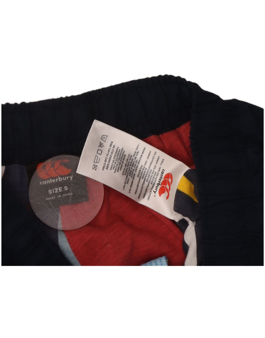 CANTERBURY Grafiske træningsdragtbukser til mænd Små marineblå polyester