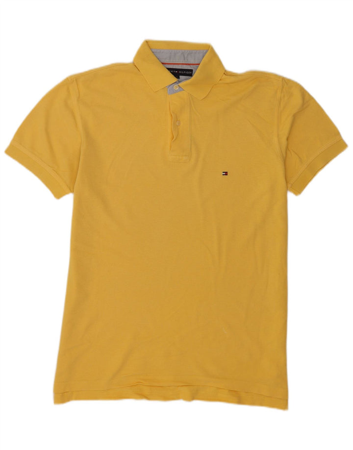 Tommy Hilfiger Herre Polo Shirt Medium Gul