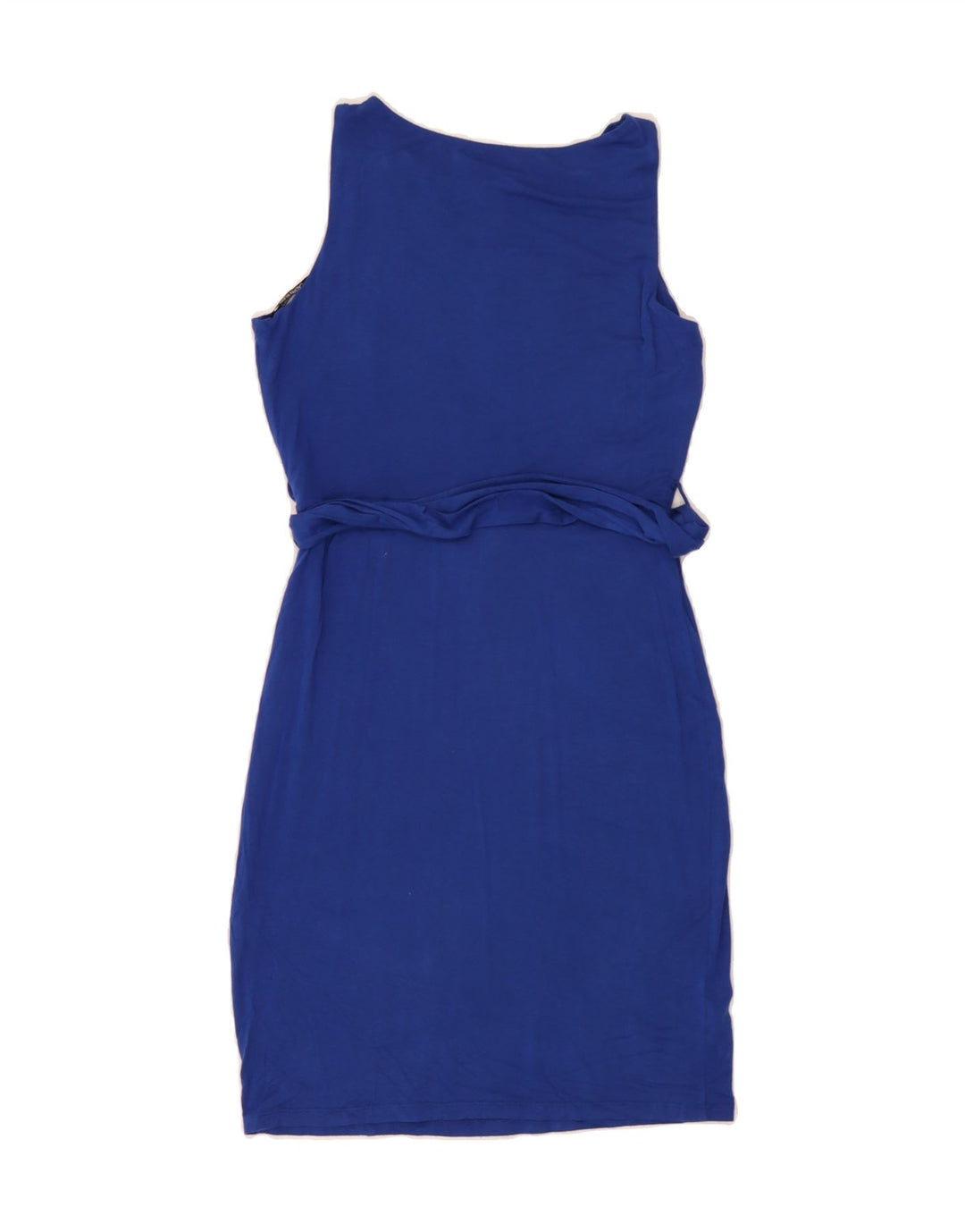 CALVIN KLEIN Womens Sleeveless Sheath Dress US 4 Small Blue Rayon Vintage Calvin Klein and Second-Hand Calvin Klein from Messina Hembry 