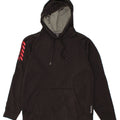 REEBOK Mens Graphic Hoodie Jumper Medium Black Polyester Vintage Reebok and Second-Hand Reebok from Messina Hembry 