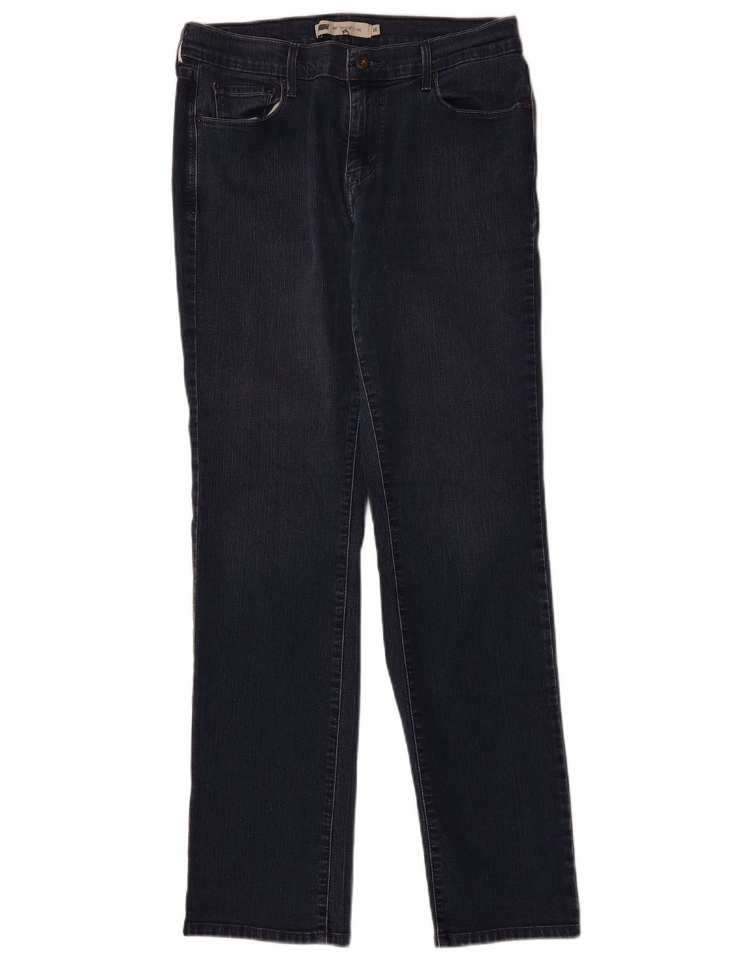 LEVI'S Dame 506 Straight Jeans US 10 Large W32 L32 Blå