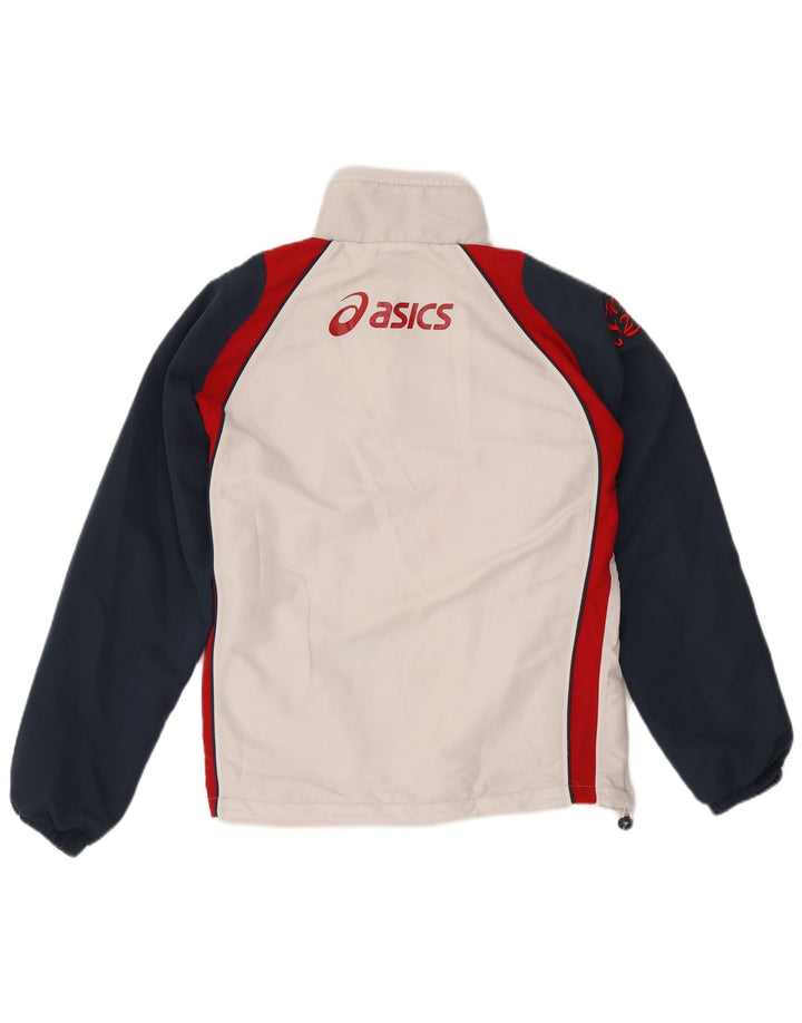 Asics Herre grafisk træningsdragt Topjakke XL Hvid Colourblock Polyester