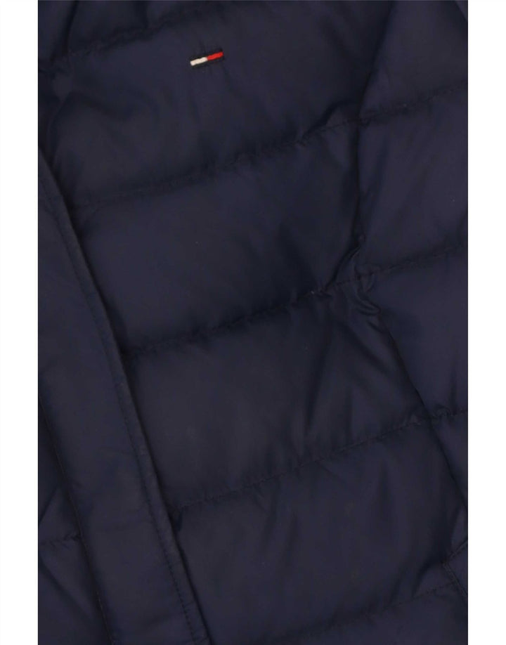 Tommy Hilfiger Dame Polstret Jakke UK 16 Large Navy Blue Polyester