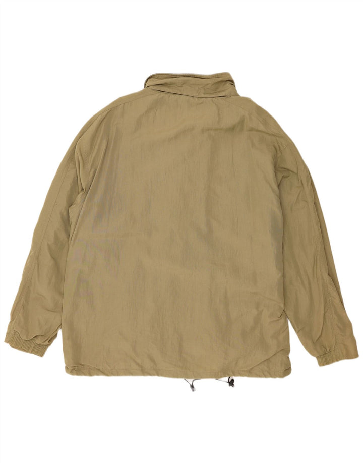 Diadora Regnjakke til mænd UK 40 Stor Khaki Polyamid