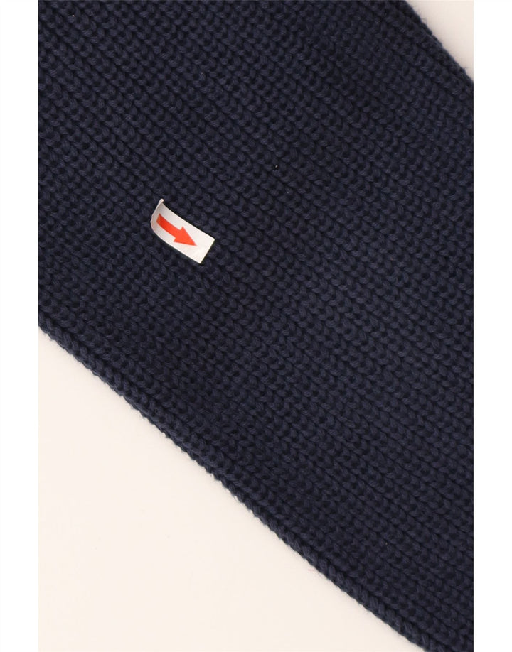 L.L.BEAN Herre cardigan sweater Stor marineblå bomuld