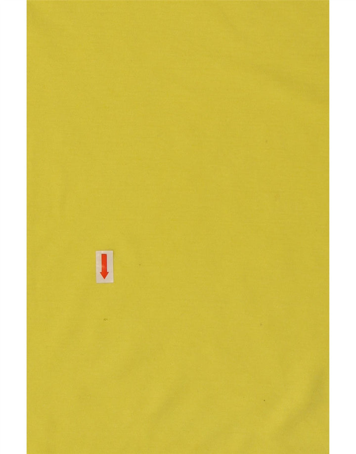 Champion Herre Grafisk T-Shirt Top XL Gul