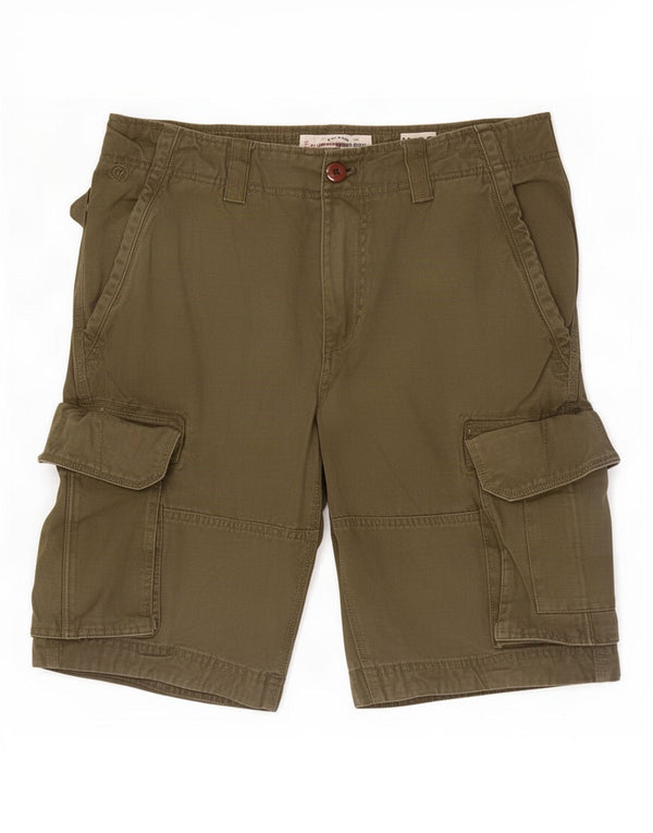Fat Face Herre Cargo Shorts Medium W32 Grøn Bomuld