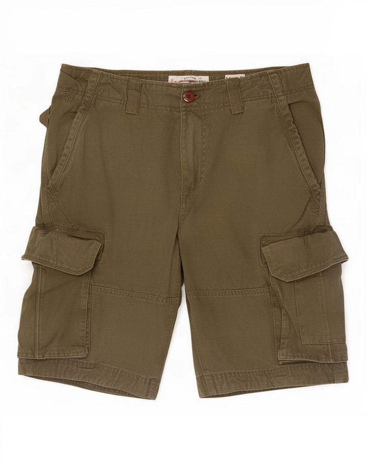 Fat Face Herre Cargo Shorts Medium W32 Grøn Bomuld