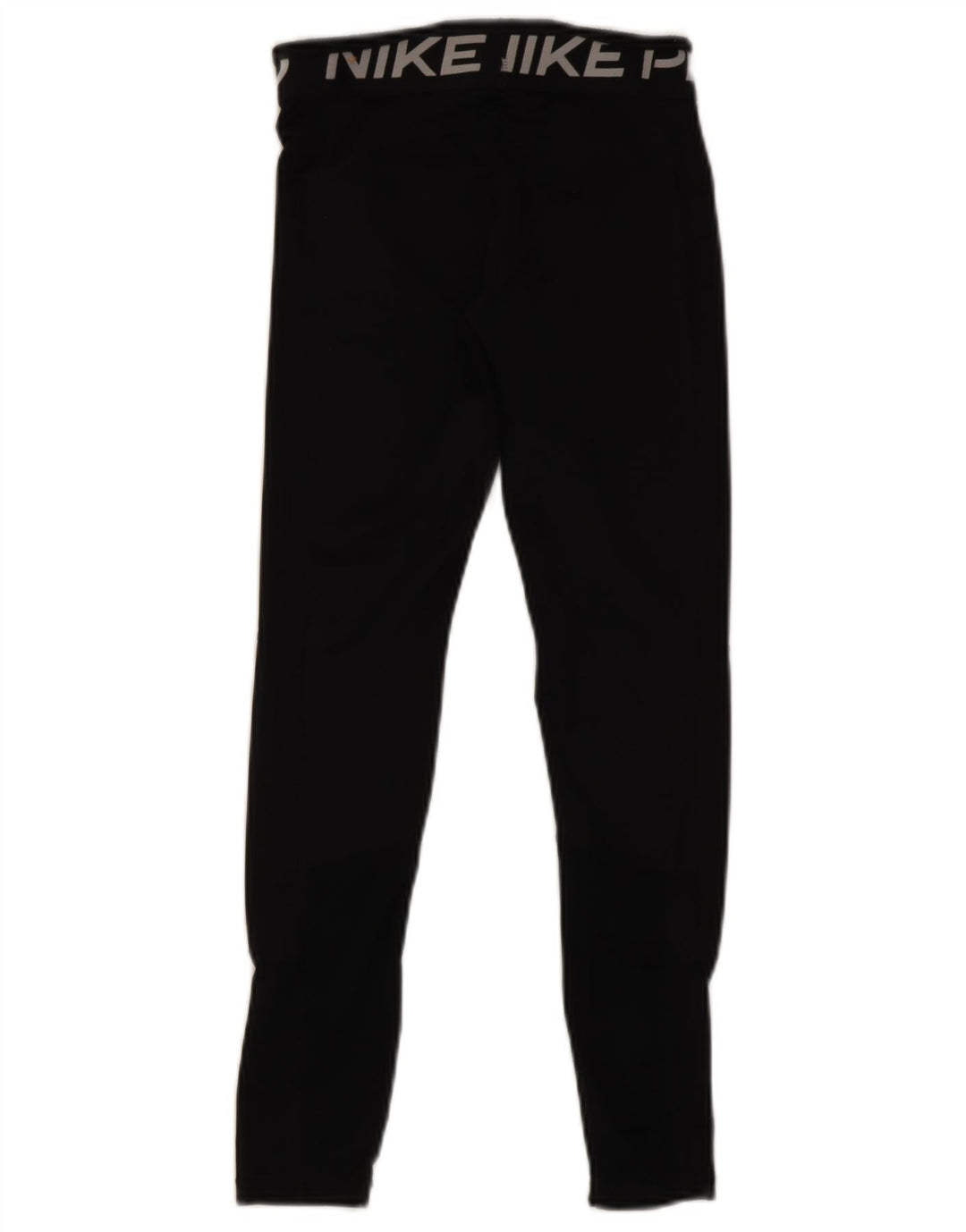 Nike Dame Dri Fit Grafiske Leggings UK 14 Large Black Polyester