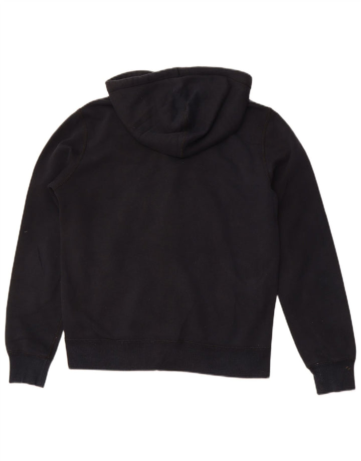 CONVERSE Dame Chuck Taylor Hættetrøje med lynlås UK 14 Medium Sort Bomuld