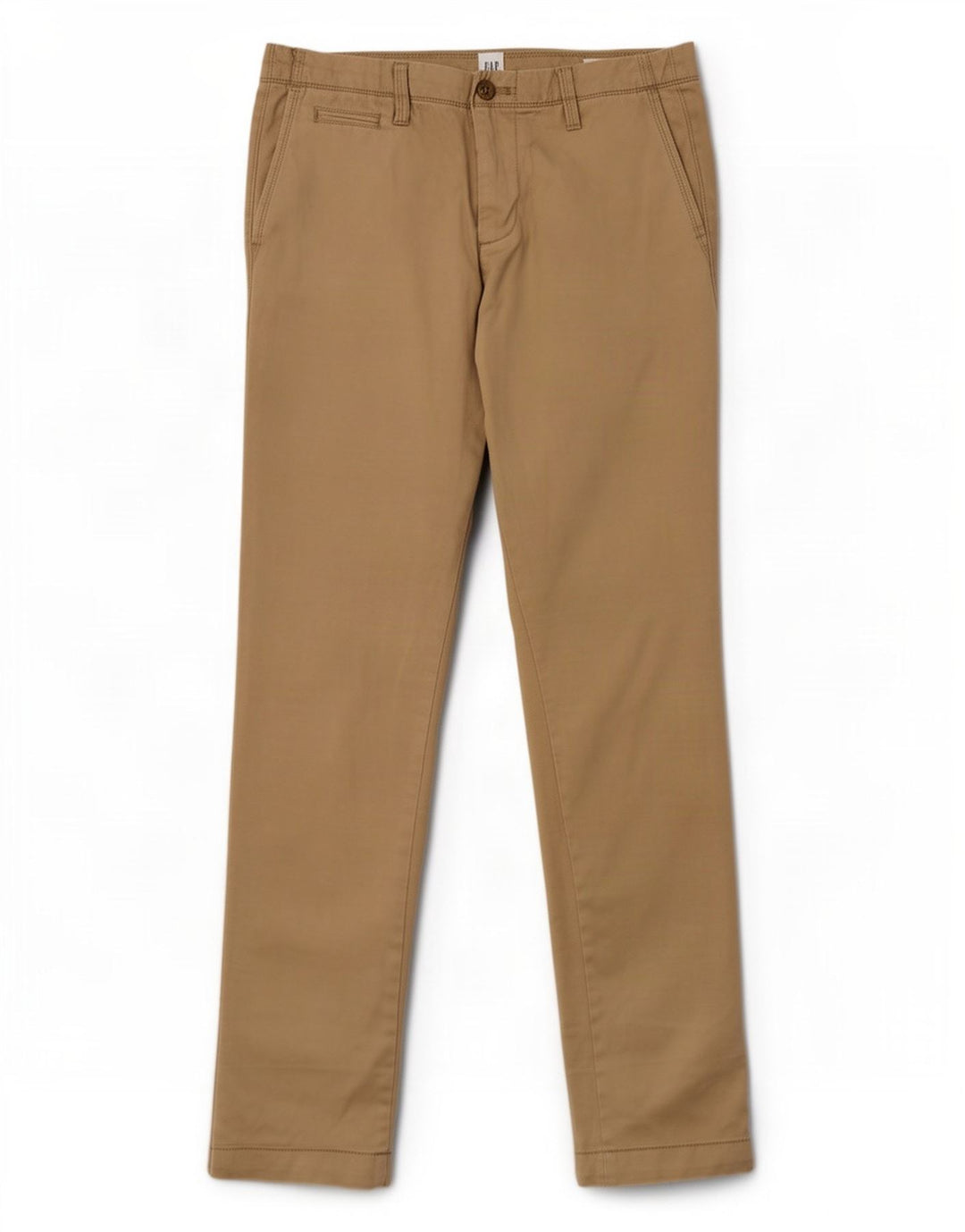 Gap Herre Slim Chino Bukser W30 L32 Beige Bomuld