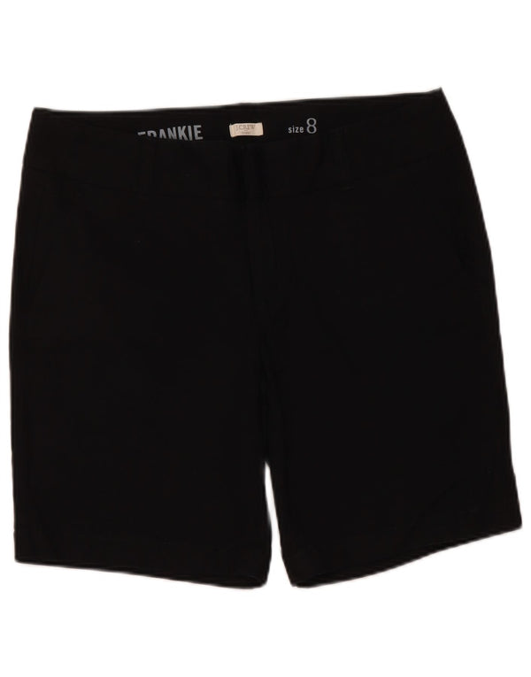 J. CREW Womens Frankie Chino Shorts US 8 Medium W34 Black Bomuld