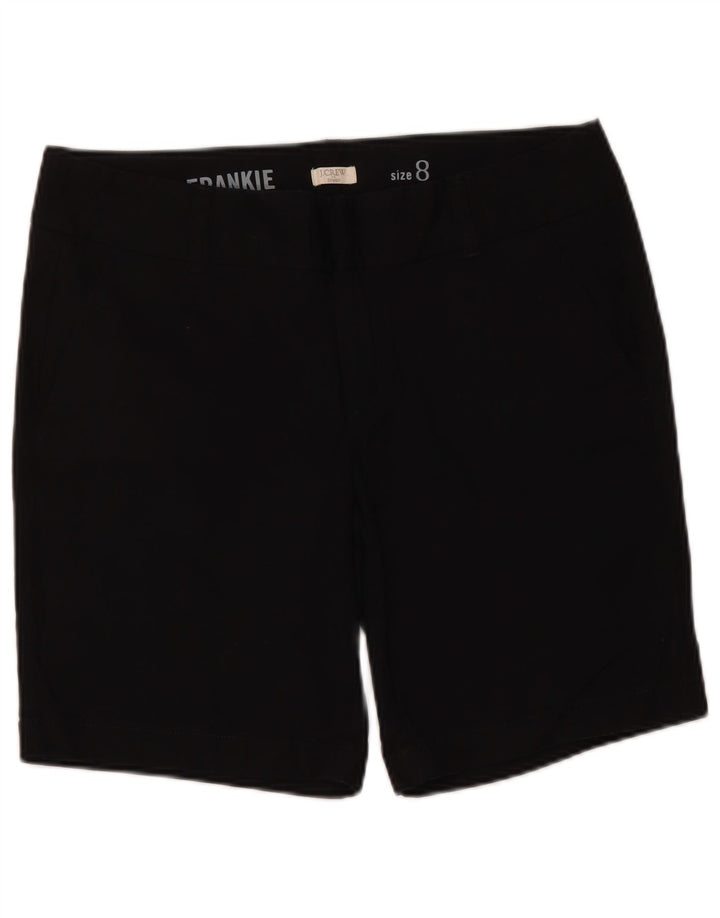 J. CREW Womens Frankie Chino Shorts US 8 Medium W34 Black Bomuld