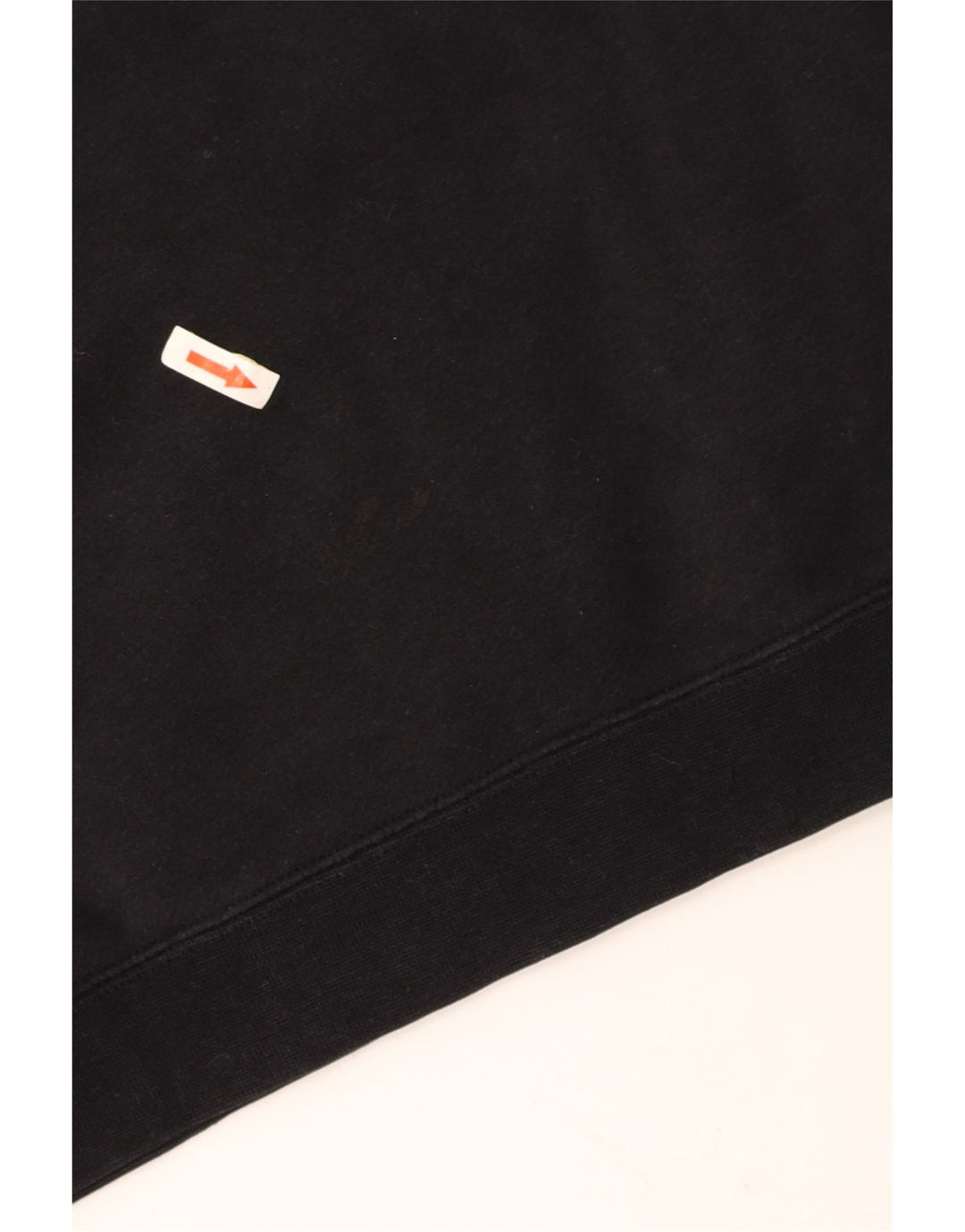 NIKE Womens Crop Oversized grafisk sweatshirt Jumper UK 10 Small Black