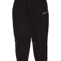 Nike Dame Dri Fit træningsdragt Bukser Joggers UK 14 Large Black Polyester
