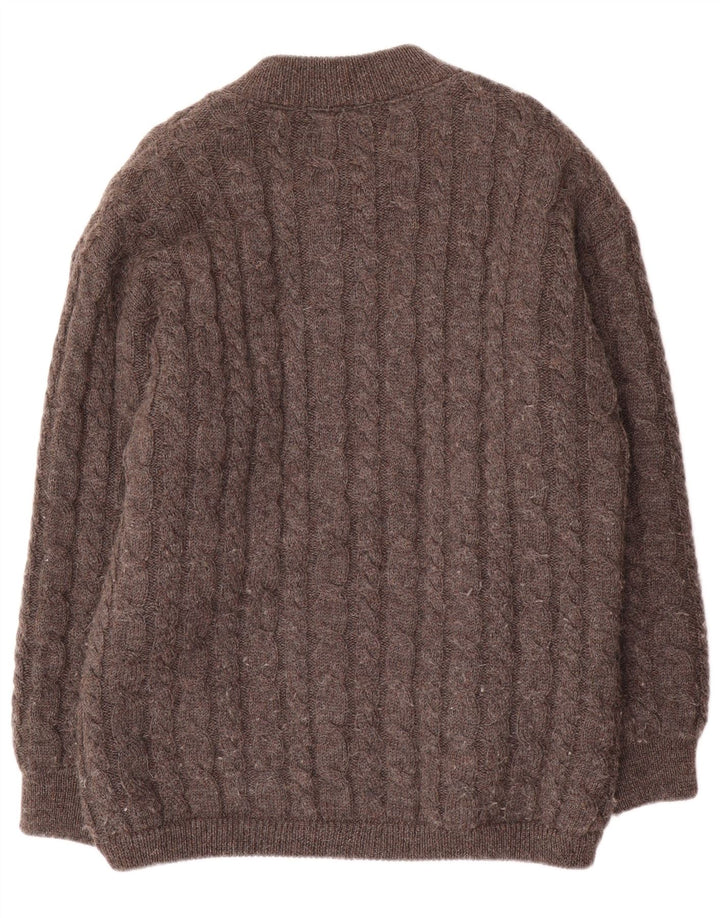 Jockey Herre Strik Bomber Jacket IT 54 2XL Grå Uld