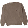 NAUTICA Mens Crew Neck Jumper Sweater XL Grey Cotton
