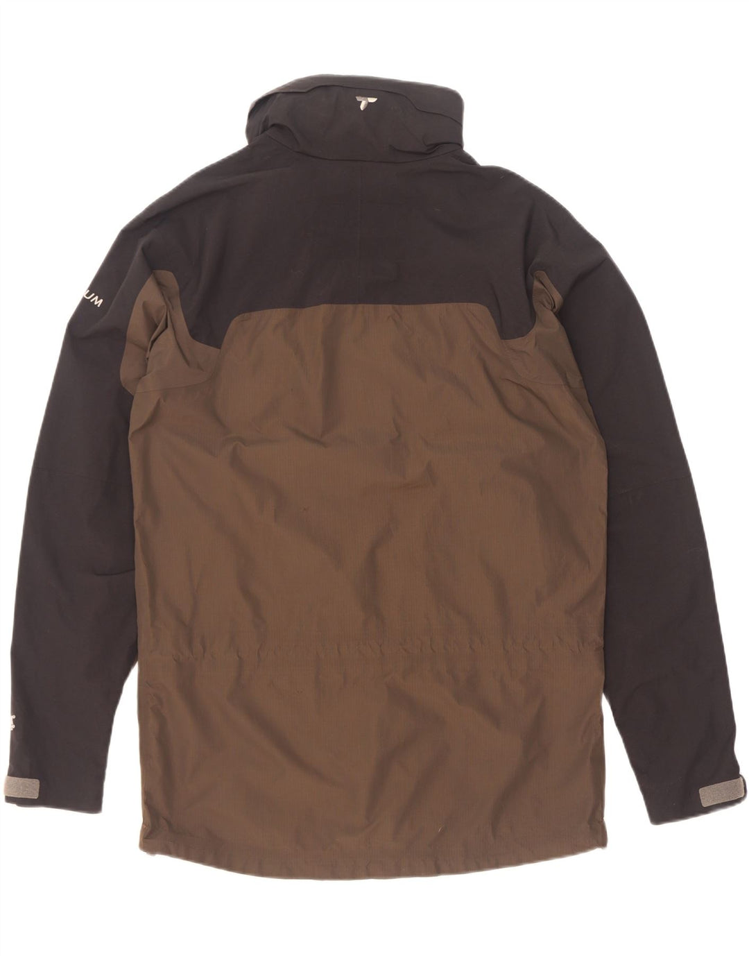 Columbia Regnjakke med hætte i titan til mænd UK 38 Medium Brown Colourblock