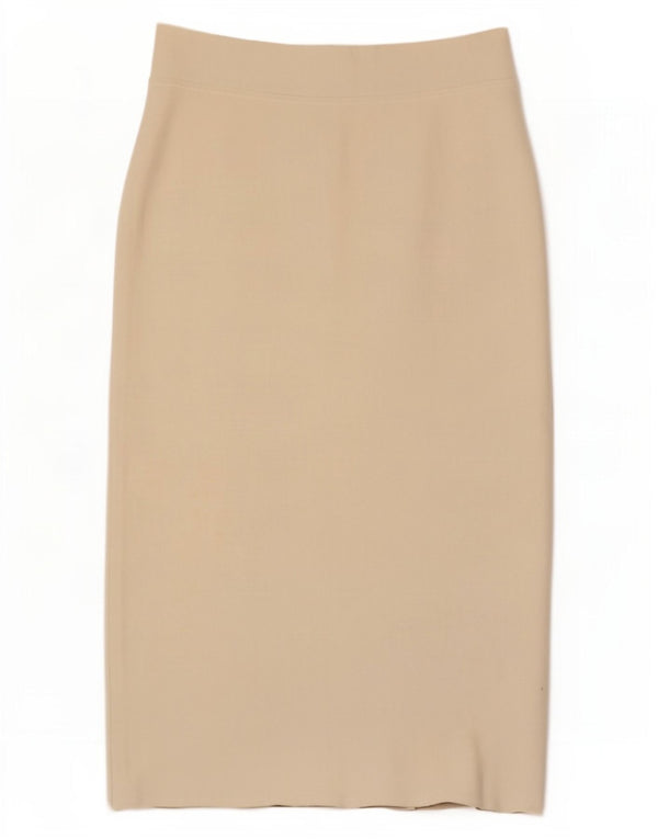 Massimo Dutti Dame Pencil Skirt Large W32 Off White