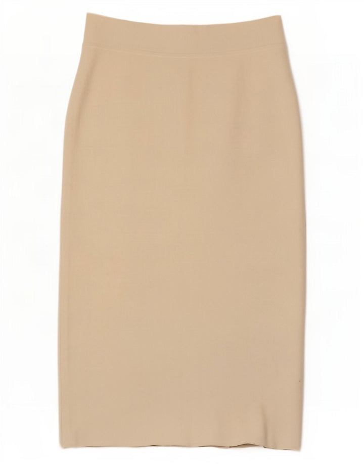 Massimo Dutti Dame Pencil Skirt Large W32 Off White