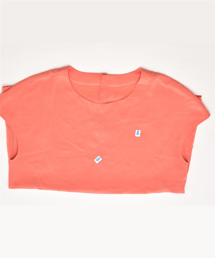 VINTAGE Womens Blouse Top UK 14 Medium Pink | Vintage | Thrift | Second-Hand | Used Clothing | Messina Hembry 
