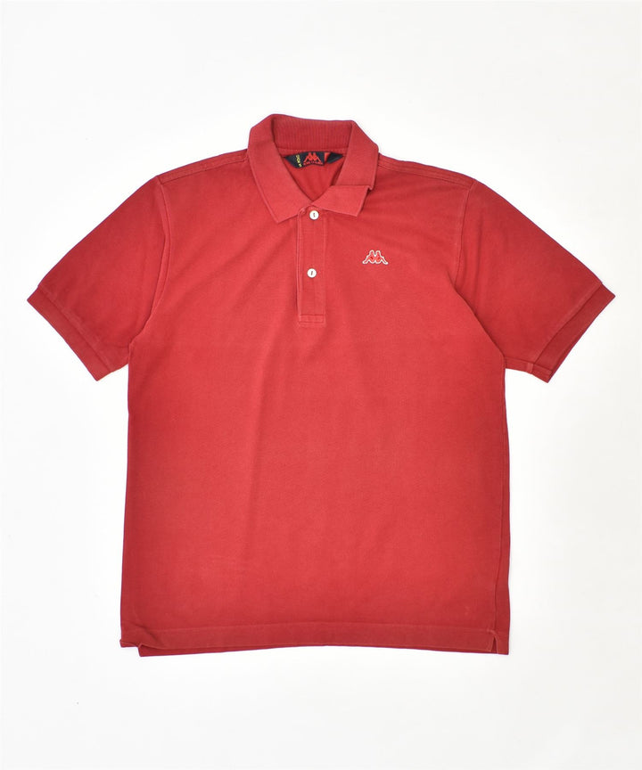 KAPPA Mens Polo Shirt Small Red Cotton | Vintage | Thrift | Second-Hand | Used Clothing | Messina Hembry 