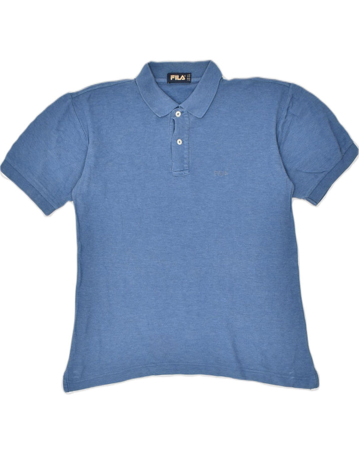FILA Mens Polo Shirt XS Blue Cotton | Vintage | Thrift | Second-Hand | Used Clothing | Messina Hembry 