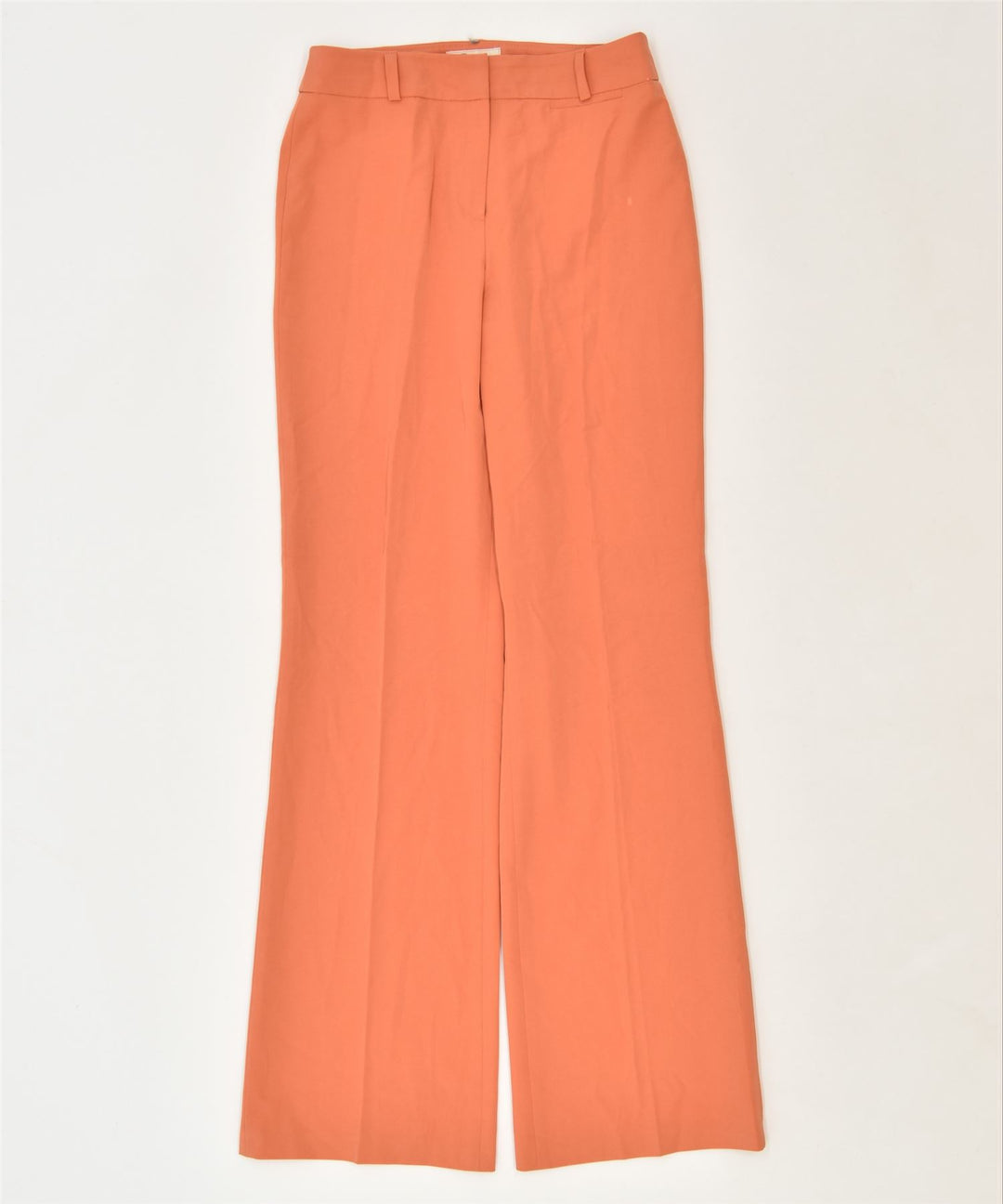 YOORS Womens Bootcut Suit Trousers EU 36 Small W28 L33 Orange Classic | Vintage | Thrift | Second-Hand | Used Clothing | Messina Hembry 