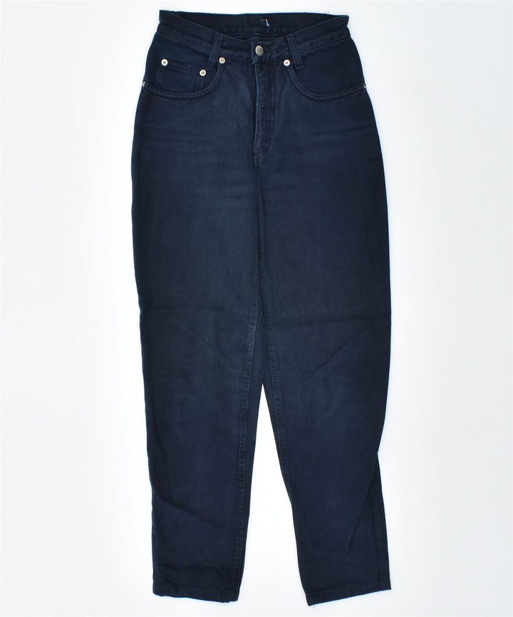 VINTAGE Womens Slim Jeans IT 40 Small W24 L27 Navy Blue | Vintage | Thrift | Second-Hand | Used Clothing | Messina Hembry 