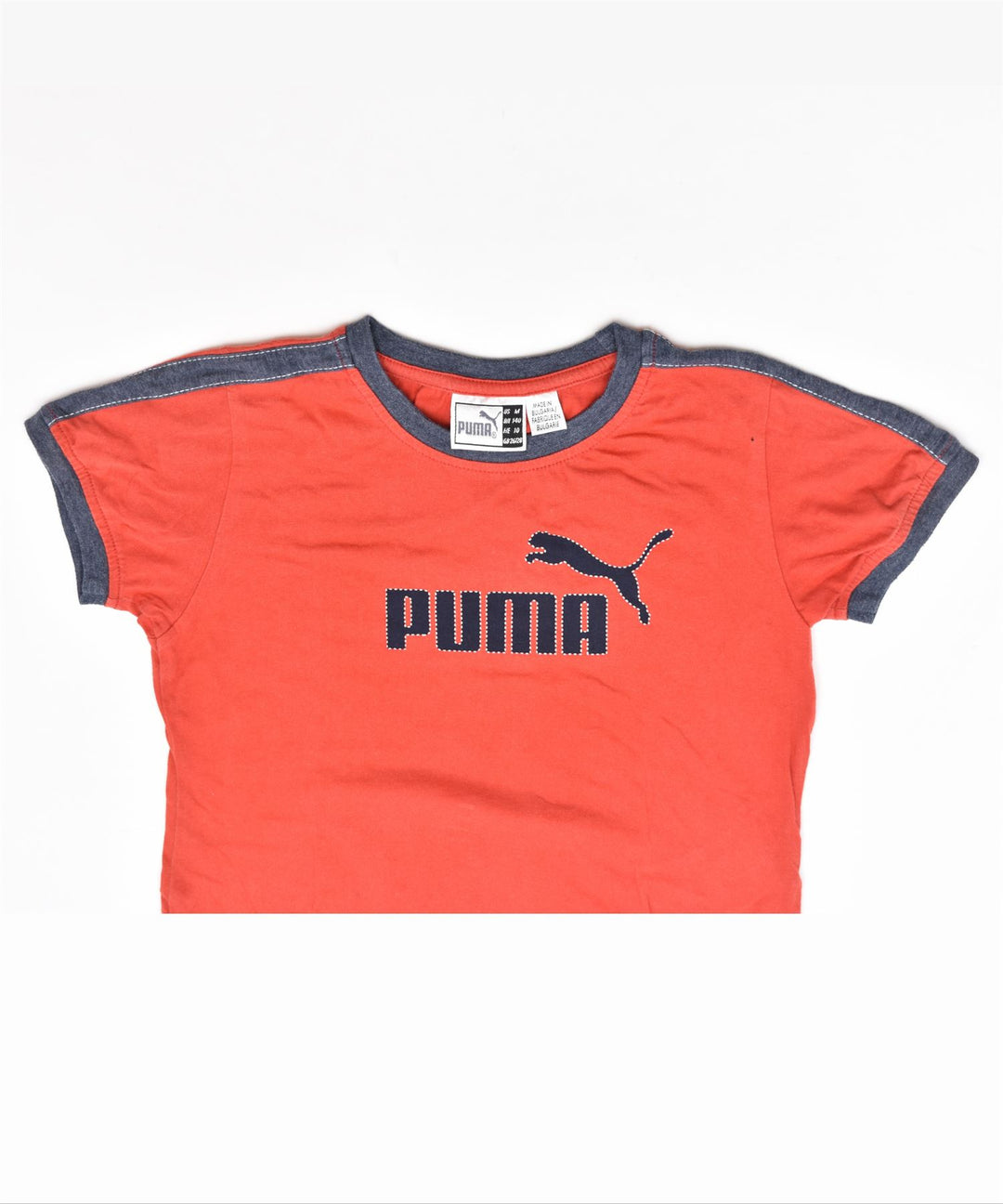 PUMA Boys Graphic T-Shirt Top 9-10 Years Red Cotton | Vintage | Thrift | Second-Hand | Used Clothing | Messina Hembry 