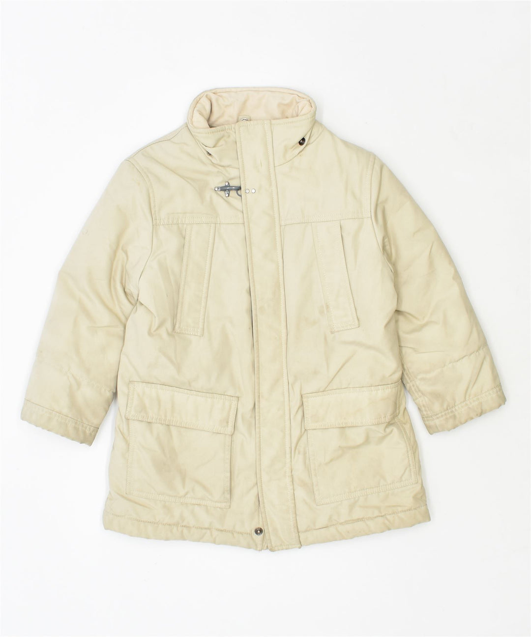 FAY Girls Padded Jacket 5-6 Years Beige Polyester | Vintage | Thrift | Second-Hand | Used Clothing | Messina Hembry 