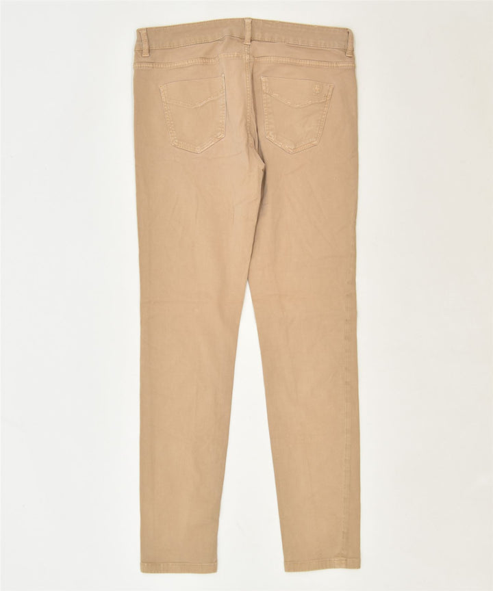 MASSIMO DUTTI Womens Skinny Casual Trousers US 8 Medium W30 L30 Brown | Vintage | Thrift | Second-Hand | Used Clothing | Messina Hembry 
