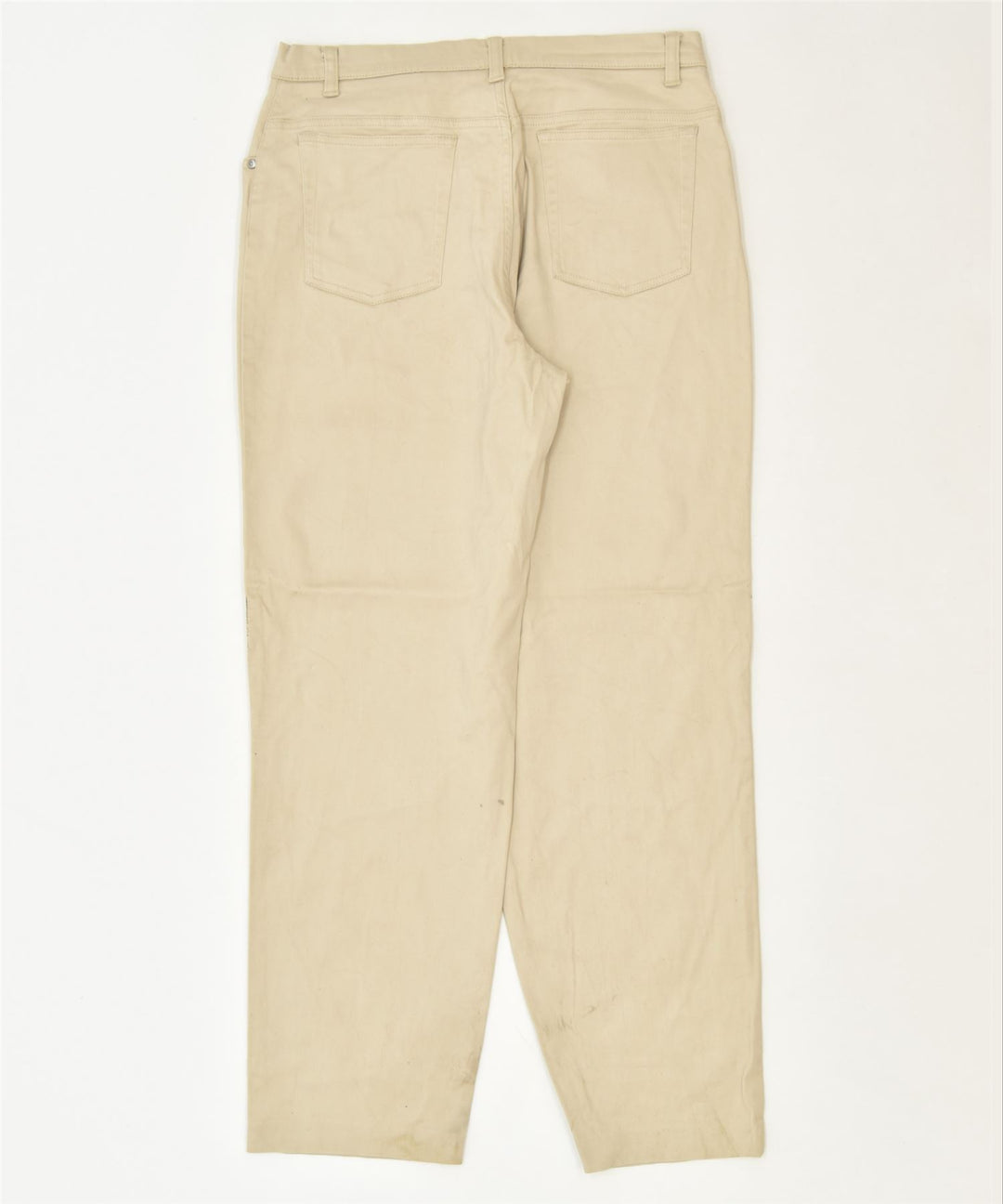 BELFE & BELFE Womens Tapered Casual Trousers IT 46 Large W32 L28 Beige | Vintage | Thrift | Second-Hand | Used Clothing | Messina Hembry 