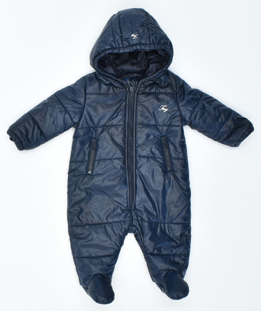 FAY Boys Ski Suit 6-9 Months Blue Polyamide | Vintage | Thrift | Second-Hand | Used Clothing | Messina Hembry 