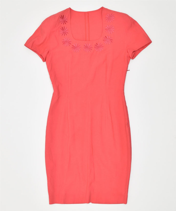 VINTAGE Womens Sheath Dress UK 10 Small Red | Vintage | Thrift | Second-Hand | Used Clothing | Messina Hembry 