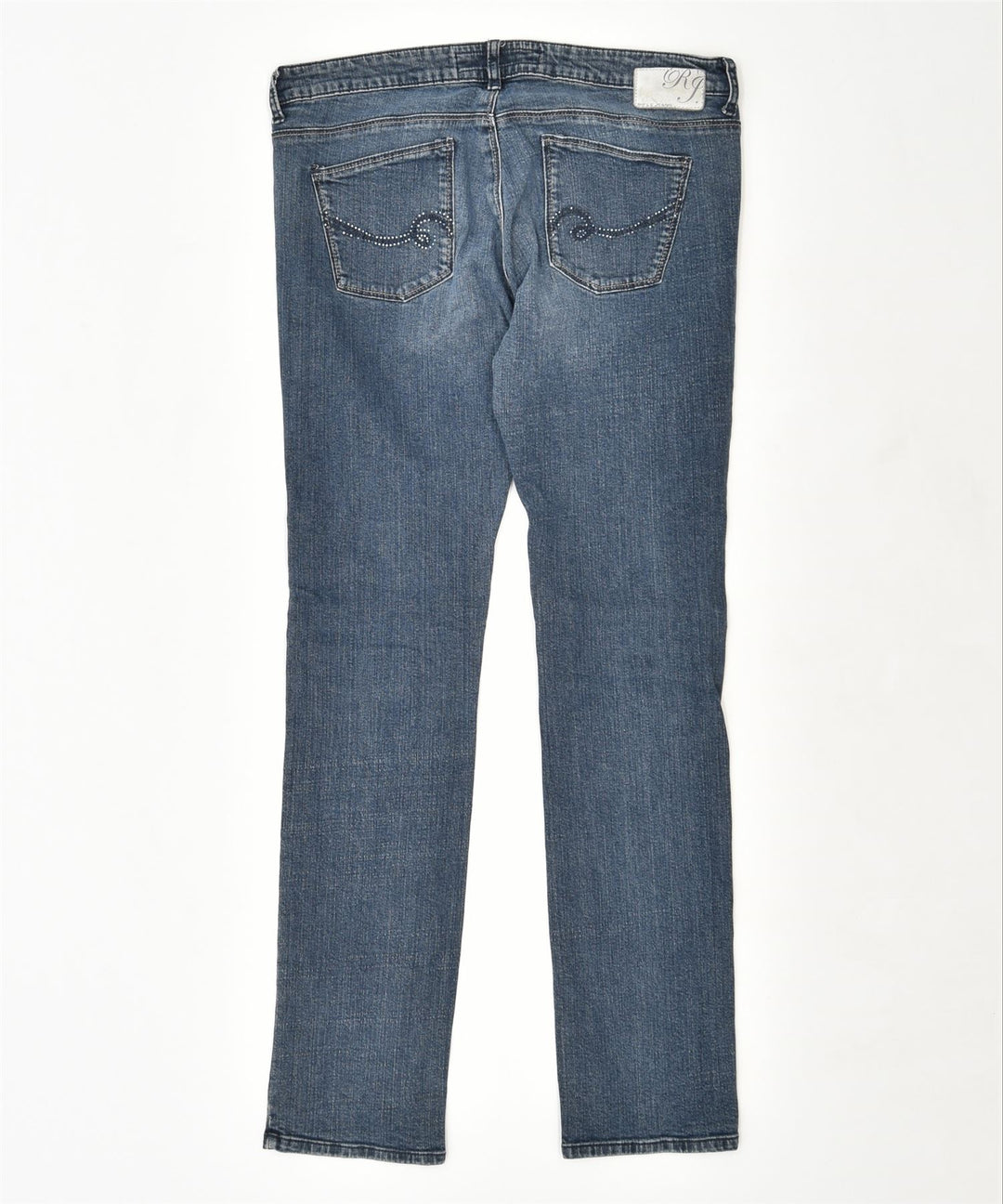 RIFLE Womens Slim Jeans W36 L33 Blue Cotton | Vintage | Thrift | Second-Hand | Used Clothing | Messina Hembry 
