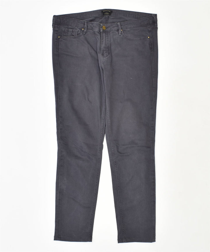 MASSIMO DUTTI Womens Slim Fit Jeans US 10 Large W32 L28 Grey Cotton | Vintage | Thrift | Second-Hand | Used Clothing | Messina Hembry 