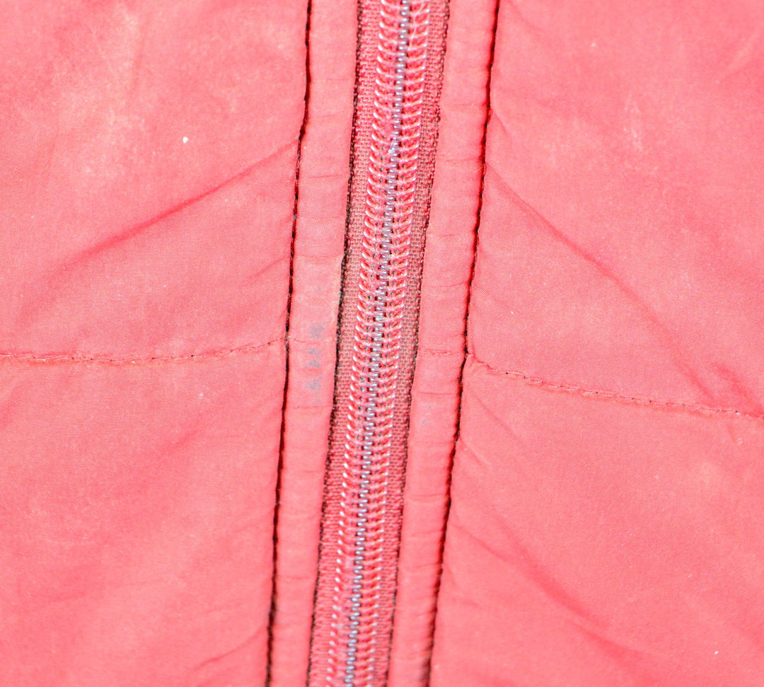 NAUTICA Boys Padded Jacket 10-11 Years Medium Red Polyester - Second Hand & Vintage Designer Clothing - Messina Hembry