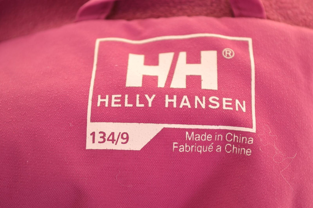 HELLY HANSEN Girls Windbreaker Jacket 8-9 Years Pink Polyamide - Second Hand & Vintage Designer Clothing - Messina Hembry